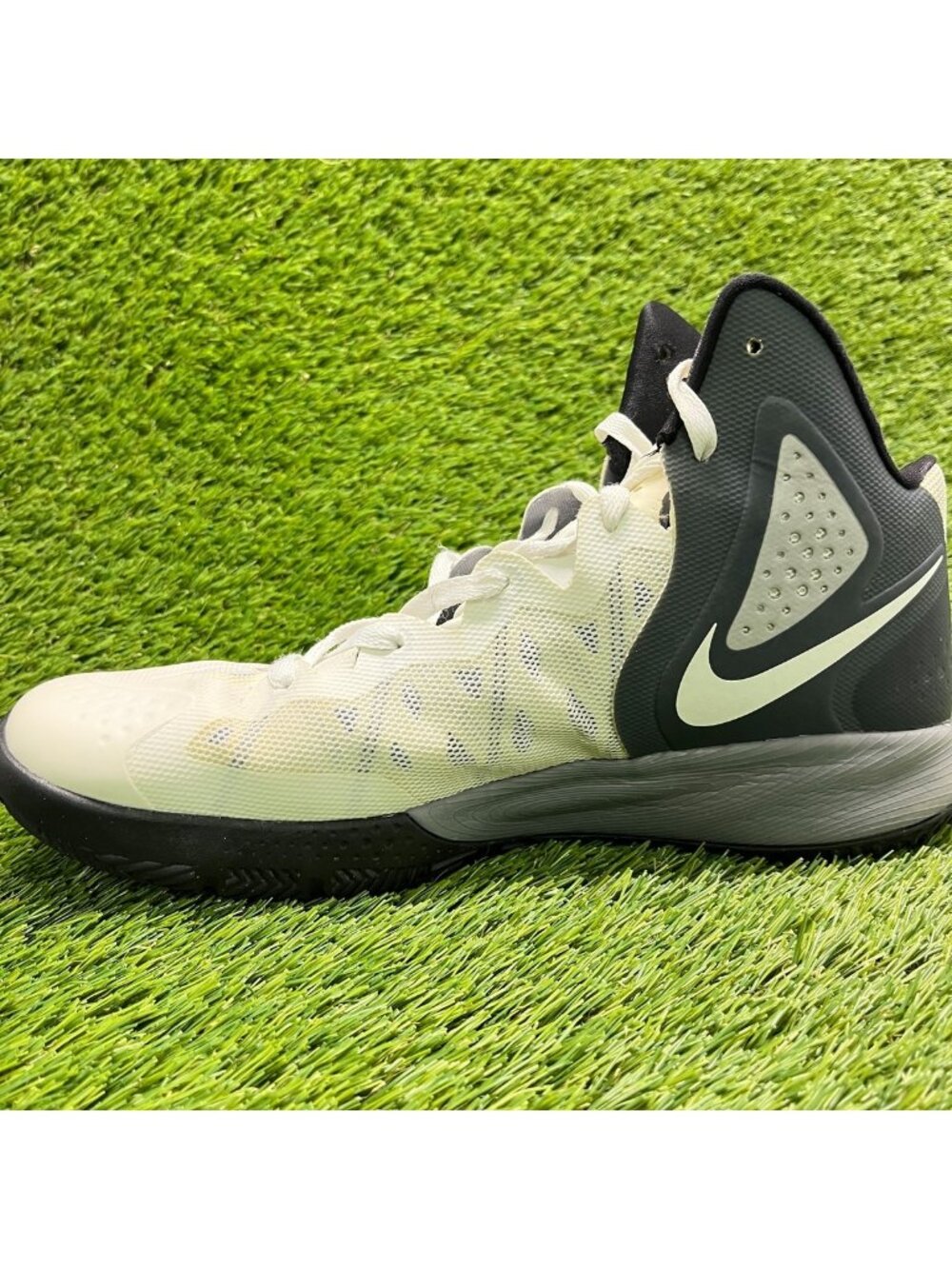 Nike Zoom Hyperenforcer Mens Size 11.5 White Athletic Basketball Shoes Sneakers - Picture 2 of 10
